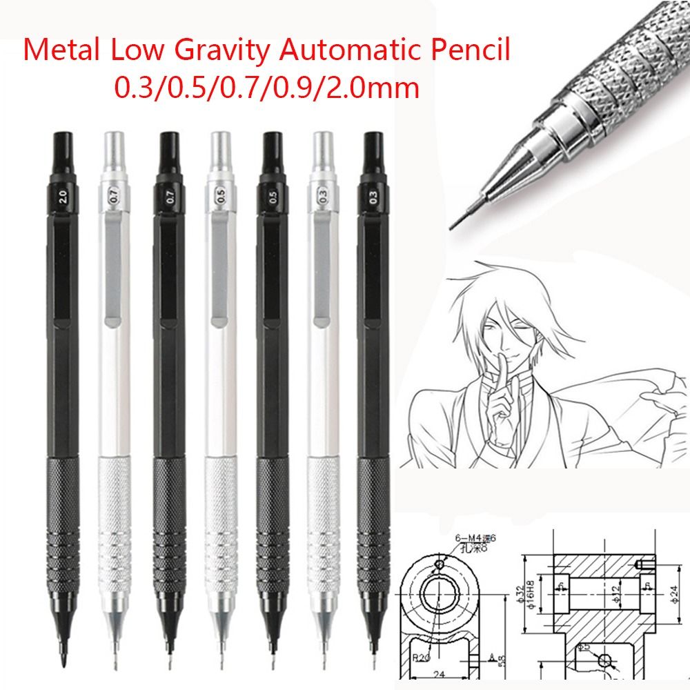 Mechanical Pencil 0.3 - Crayon mécanique en métal à faible