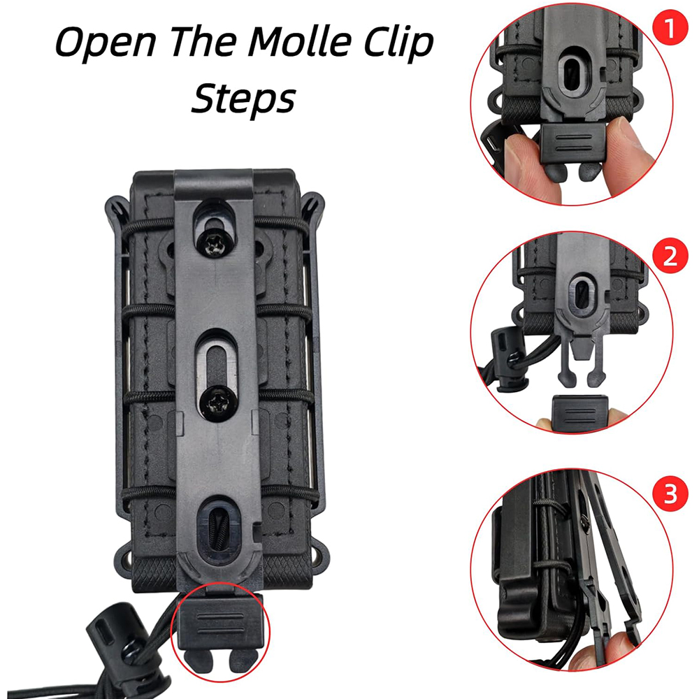 Porte-chargeurs 9 mm avec clip - Magazine Holder Rack avis et prix